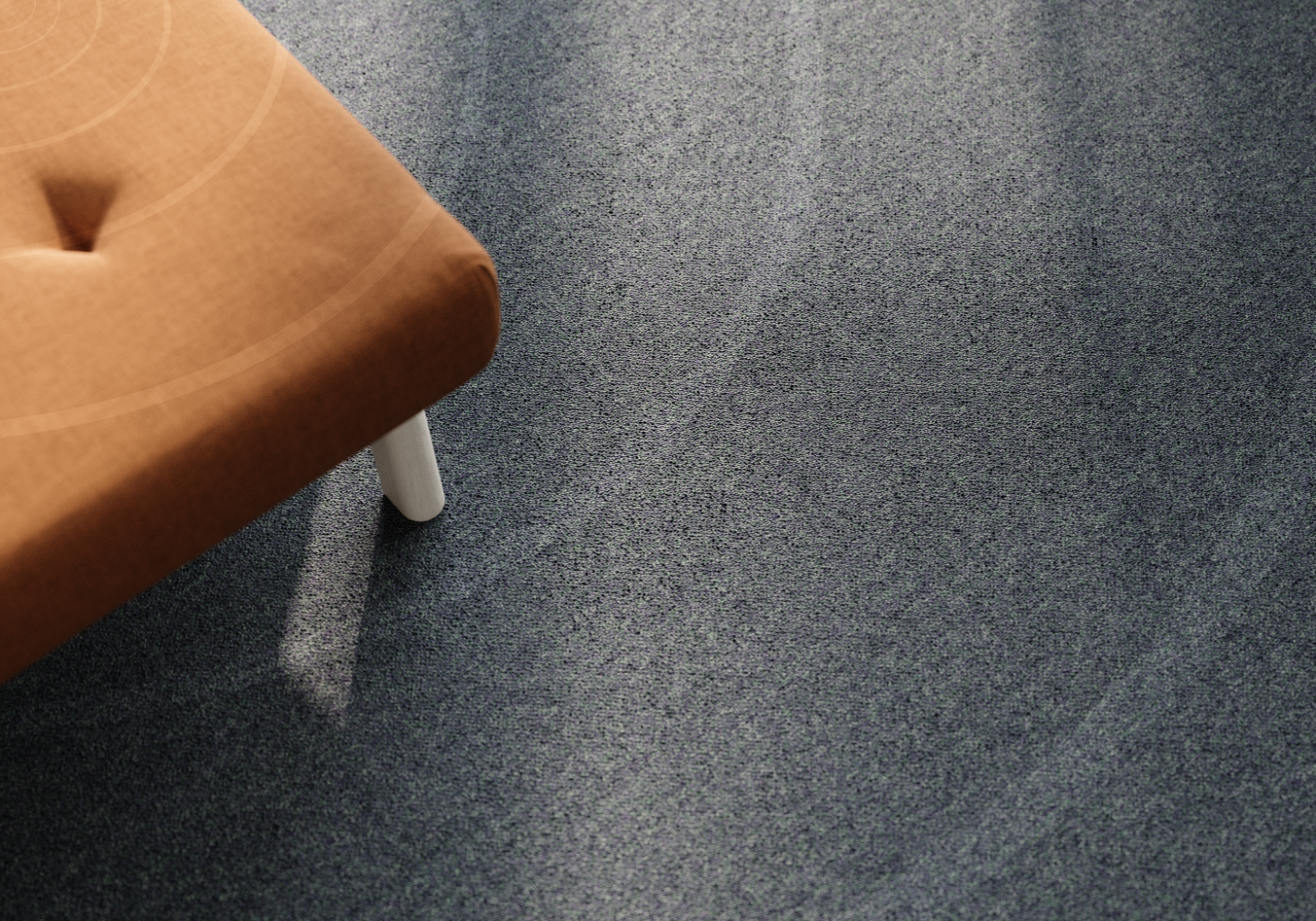 Scan: slate loop-pile carpet
